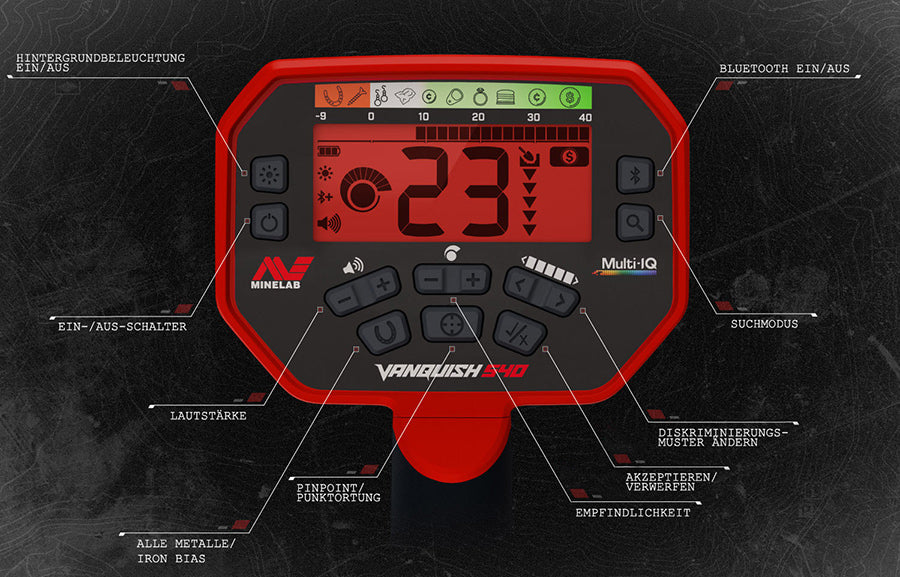 Minelab Vanquish 540 Pro Pack Metalldetektor